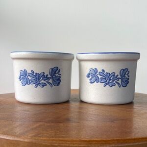 Vintage Pfaltzgraff Ceramic Ramekins - Set of 2